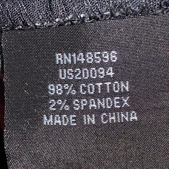 Universal Standard $128 Zip Ankle Black Denim Pant Jeans sz 18 - Picture 10 of 10